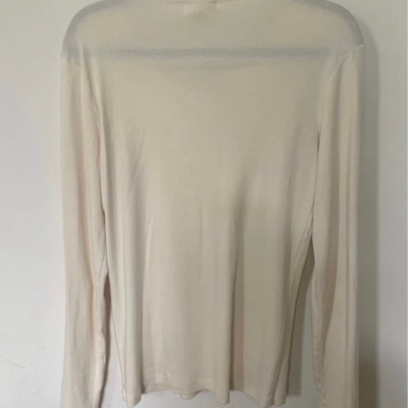 Banana Republic Large White Long Sleeve Shirt - Picture 9 of 9